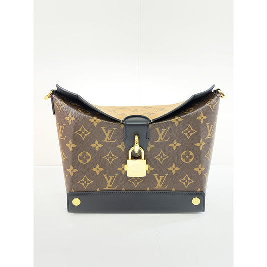 LOUIS VUITTON Handbag, Strap on Padlock, 2-Way Bag Hobo M43517