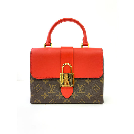 LOUIS VUITTON Locky BB, Caramel Brown, Cowhide Leather, Gold Hardware