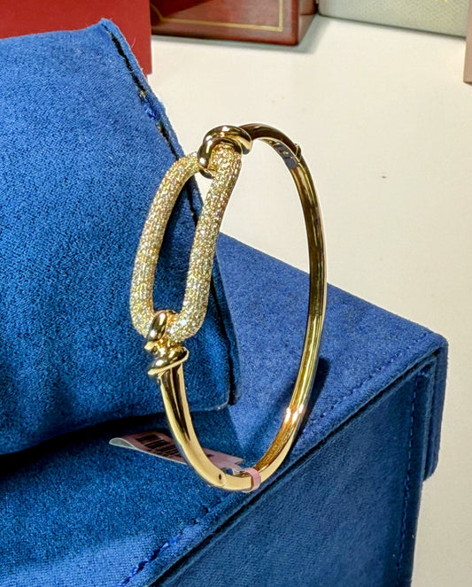 Diamond Loop Bangle