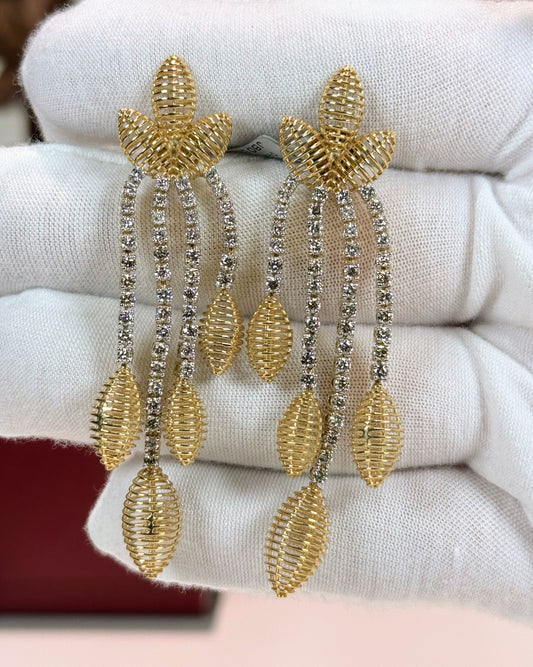 Sweet Corn Diamond Earrings