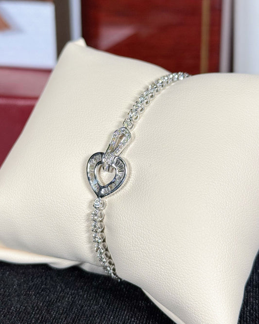 Heart Diamond Bracelet