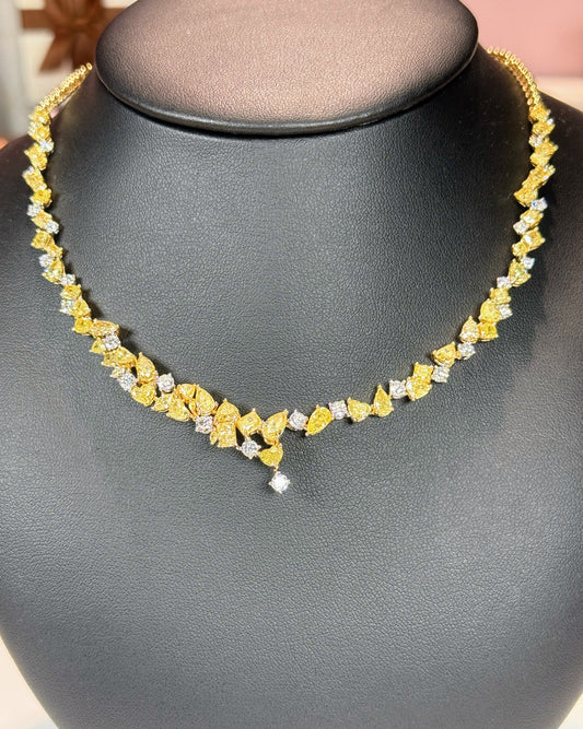 Yellow Diamond Necklace