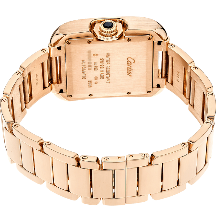 Cartier Tank Anglaise Solid 18k Rose Gold Women's Luxury Watch W5310003